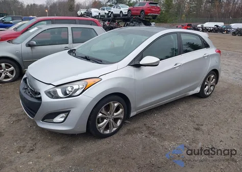 2013 Hyundai Elantra Gt Base W/Blue z USA, uszkodzony, nr VIN KMHD35LEXDU033983
